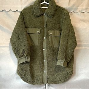Like New Zara Sherpa Shacket
